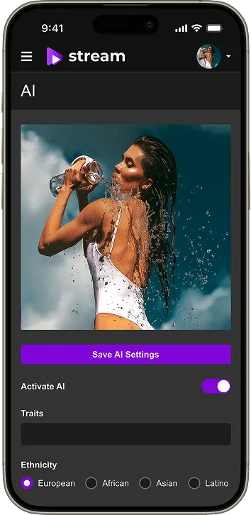 AI add-on for adult webcam sites