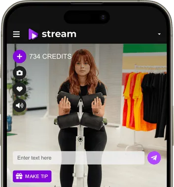 Premium live broadcast with paid access on a mobile phone