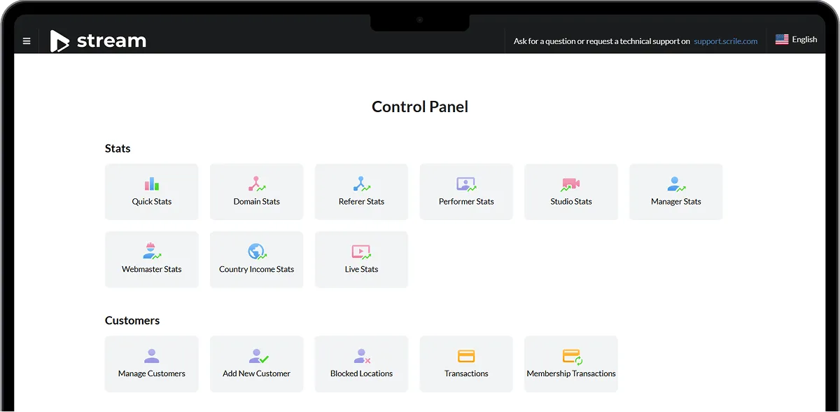 Fitness coaching platform admin dashboard
